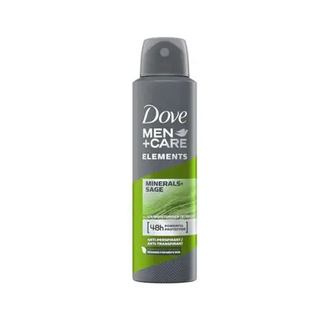 DOVE SPRAY MEN MINERAL POWDER 250ML