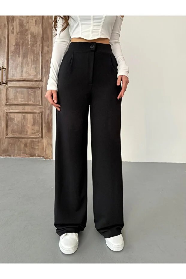 بنطال نسائي قماش من BİKELİFE