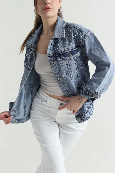 سترة جينز نسائي