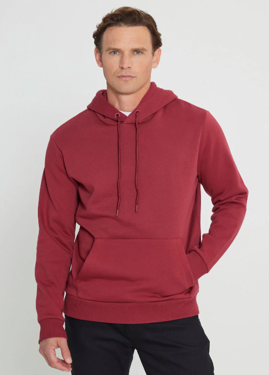 هودي بلون عنّابي أنيق وعصري للرجال من AC&CO