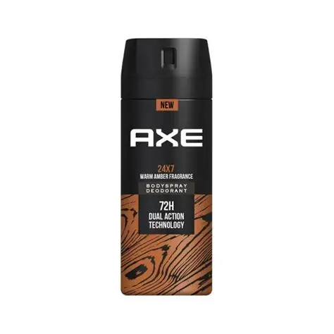 AXE SPRAY 4*7 WARM AMBER 150ML