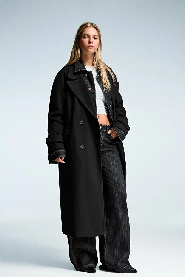 معطف نسائي من bershka