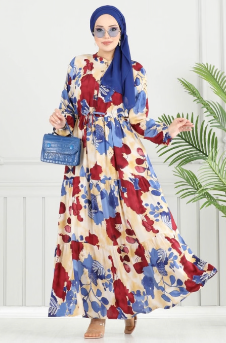 فستان مورَّد للمحجبات