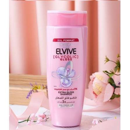 ELVIVE SHAMPOO GLYCOLIC GLOSS 600ML مصري