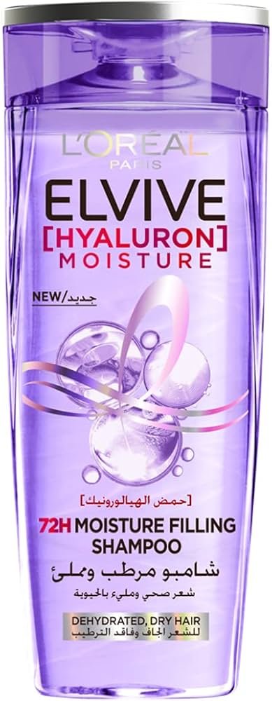 ELVIVE SHAMPOO HYALURON MOISTURE 400ML مصري