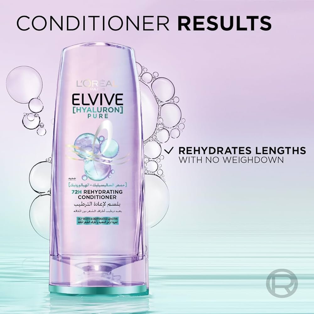 ELVIVE CONDITIONER HYALURON PURE 200ML مصري