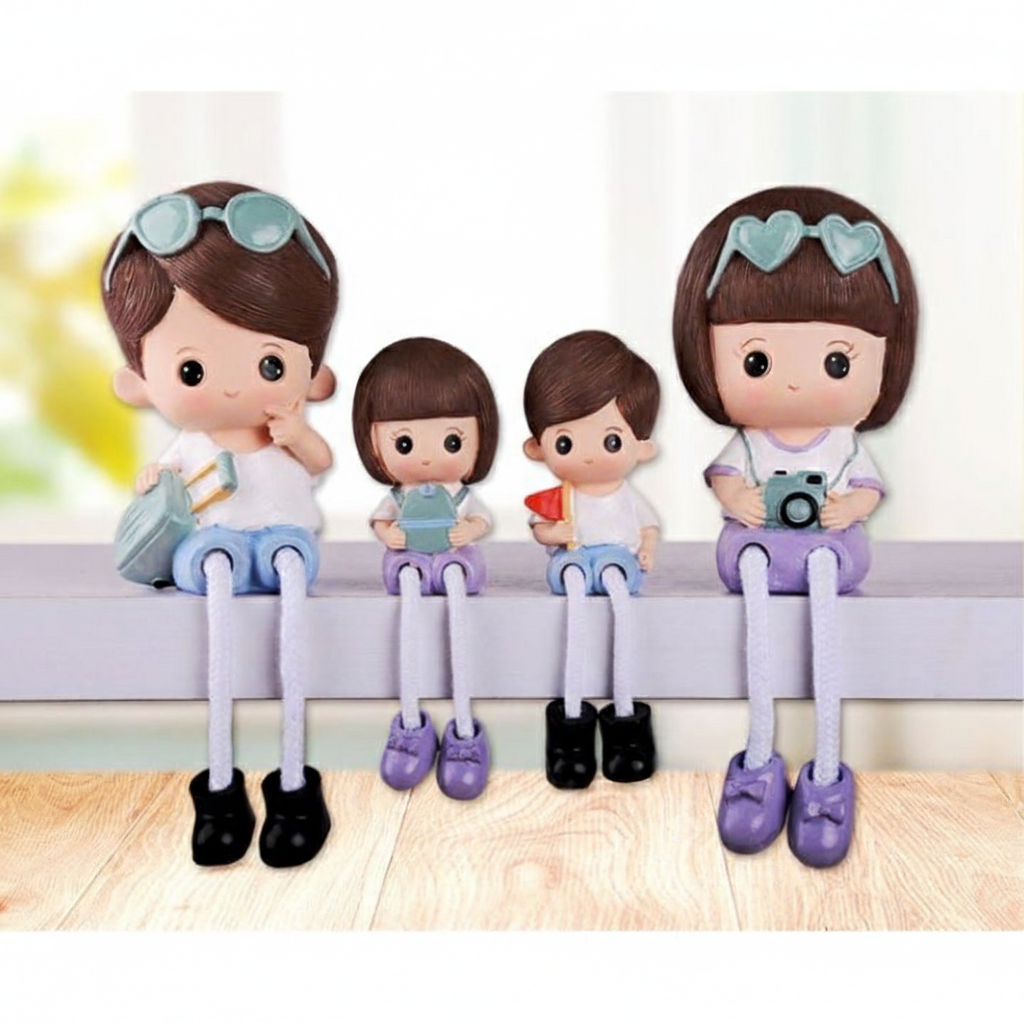 مجسمات فخّار عائلة