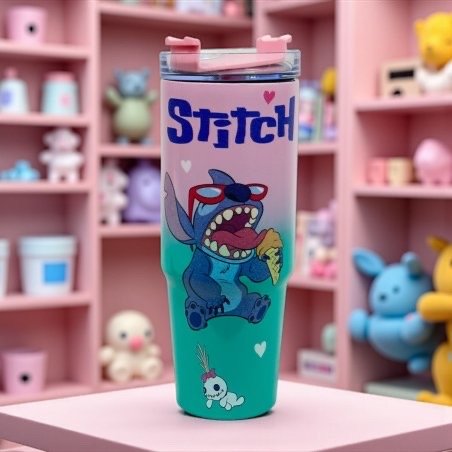 حافظة سوائل حرارية بتصميم ديزني ستيتش