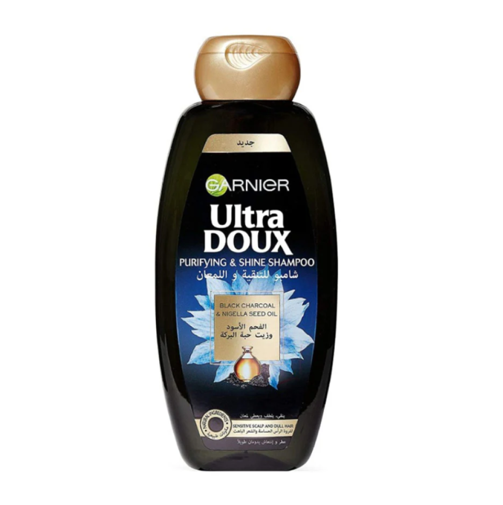 GARNIER ULTRA DOUX BLACK CHARCOAL & NIGELLA SEED OIL 200ML