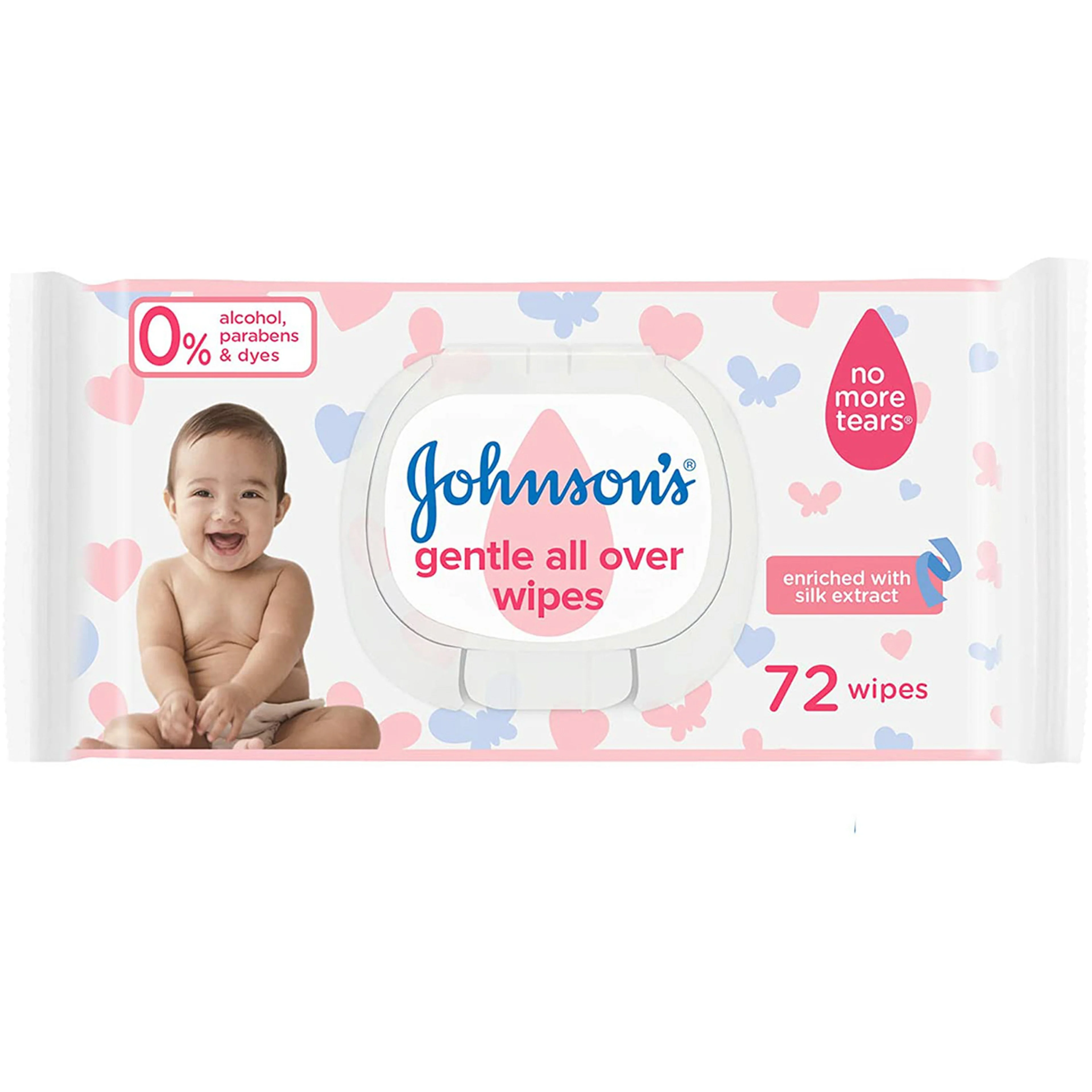 GOHNSONS BABY GENTELE ALL OVER WIPES 72 WIPES