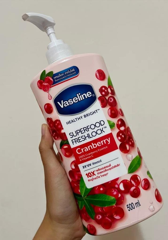 VASELINE LOTION CRANBERRY 500ML