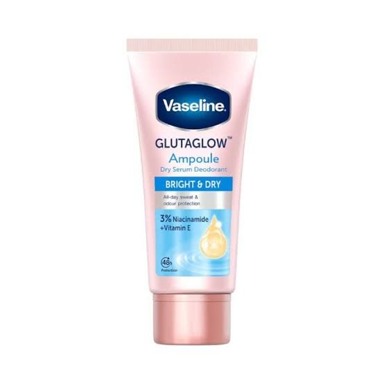 VASELINE DEODORANT GLUTAGLOW BRIGHT & DRY