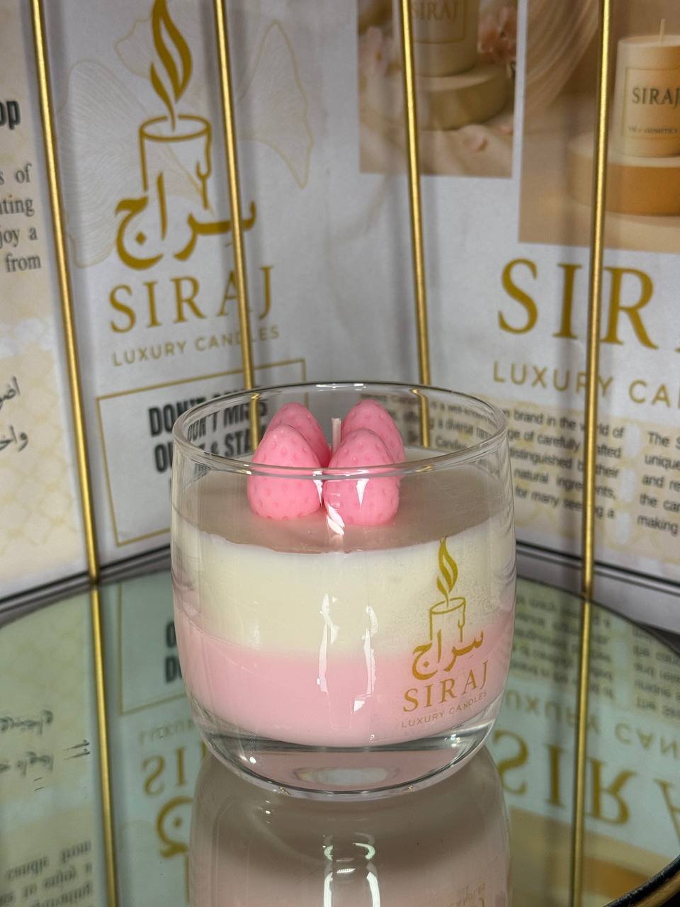 Strawberry Milkshake Candle