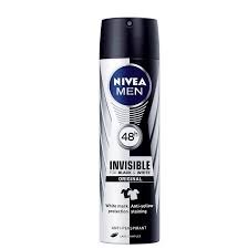 NIVEA MEN SPRAY BLACK&WHITE INVISIBLE ORIGINAL 150ML