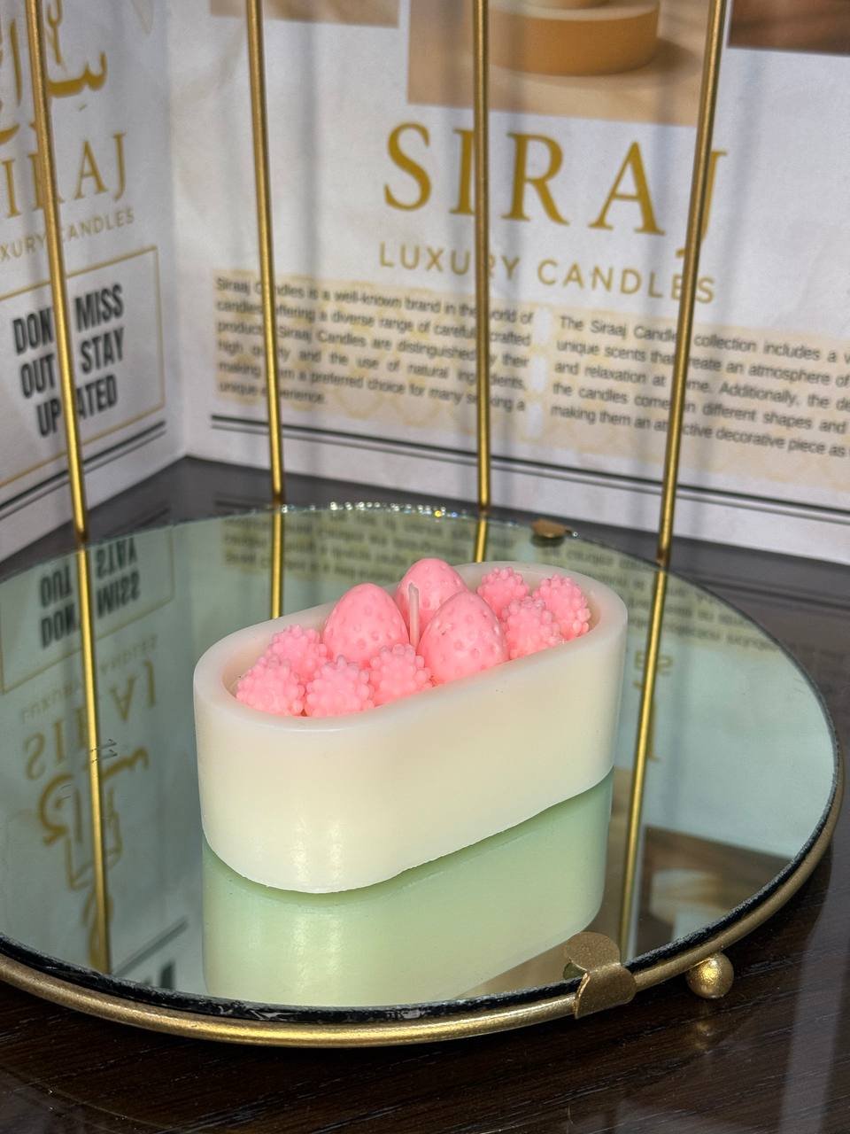 Strawberry Bowl Candle