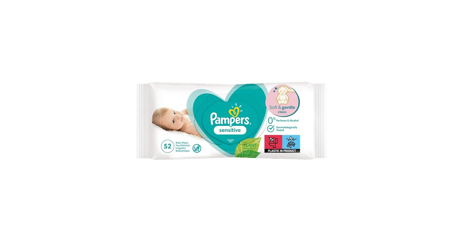 PAMPERS SENSITIVE 52 WIPES
