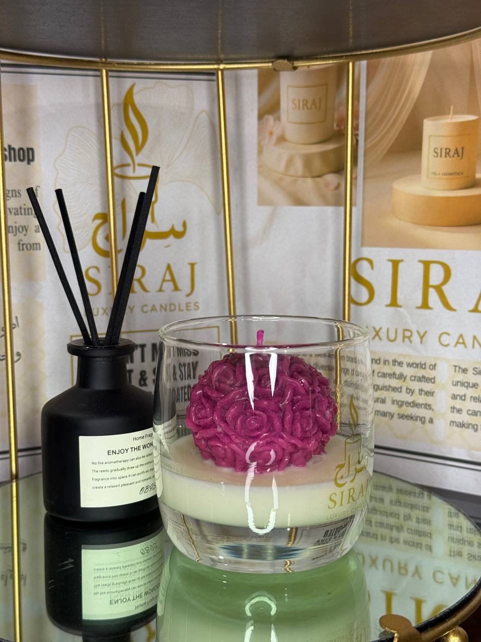 Spring Flower Candle