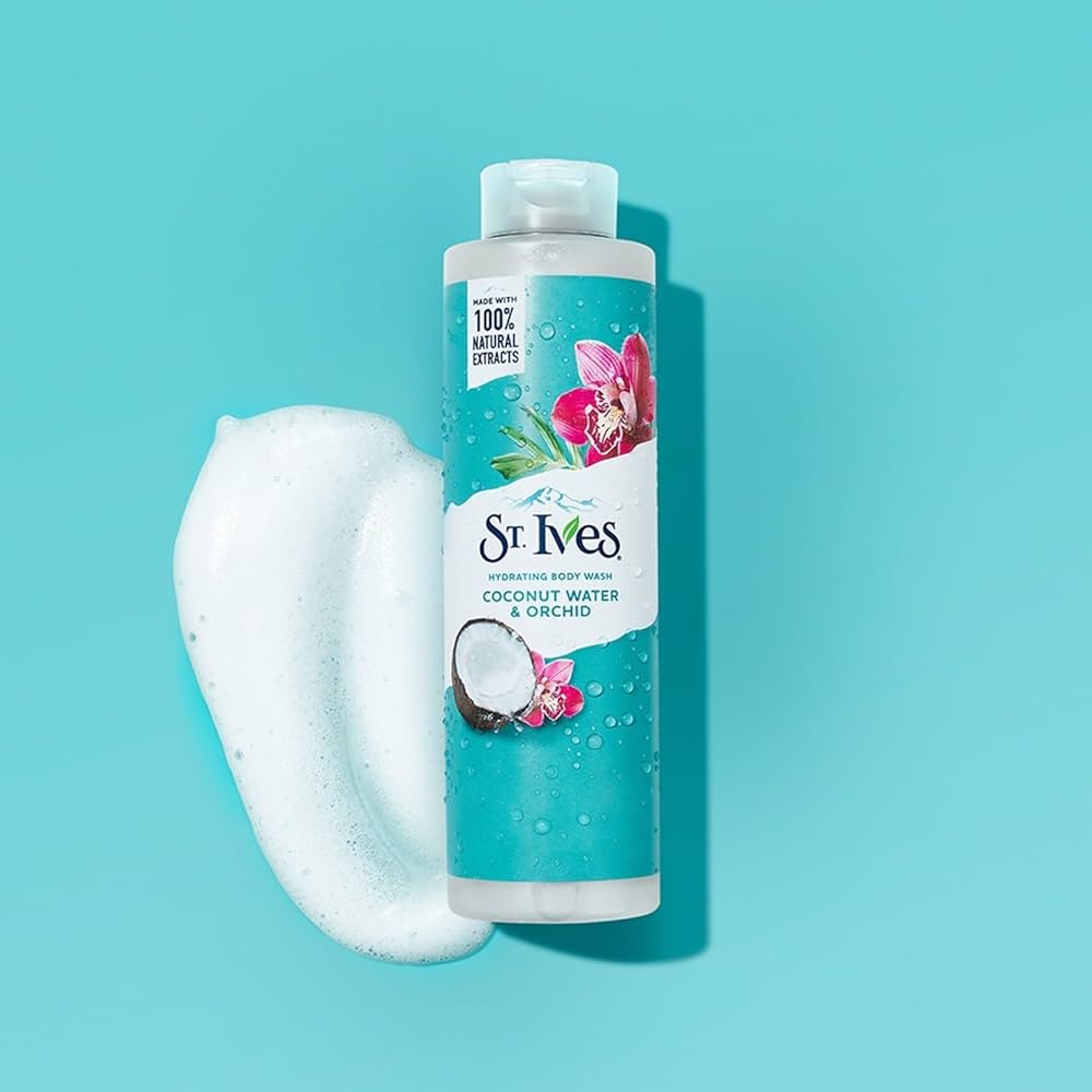 ST.IVES BODY WASH COCONUT WATER & ORCHID 650ML