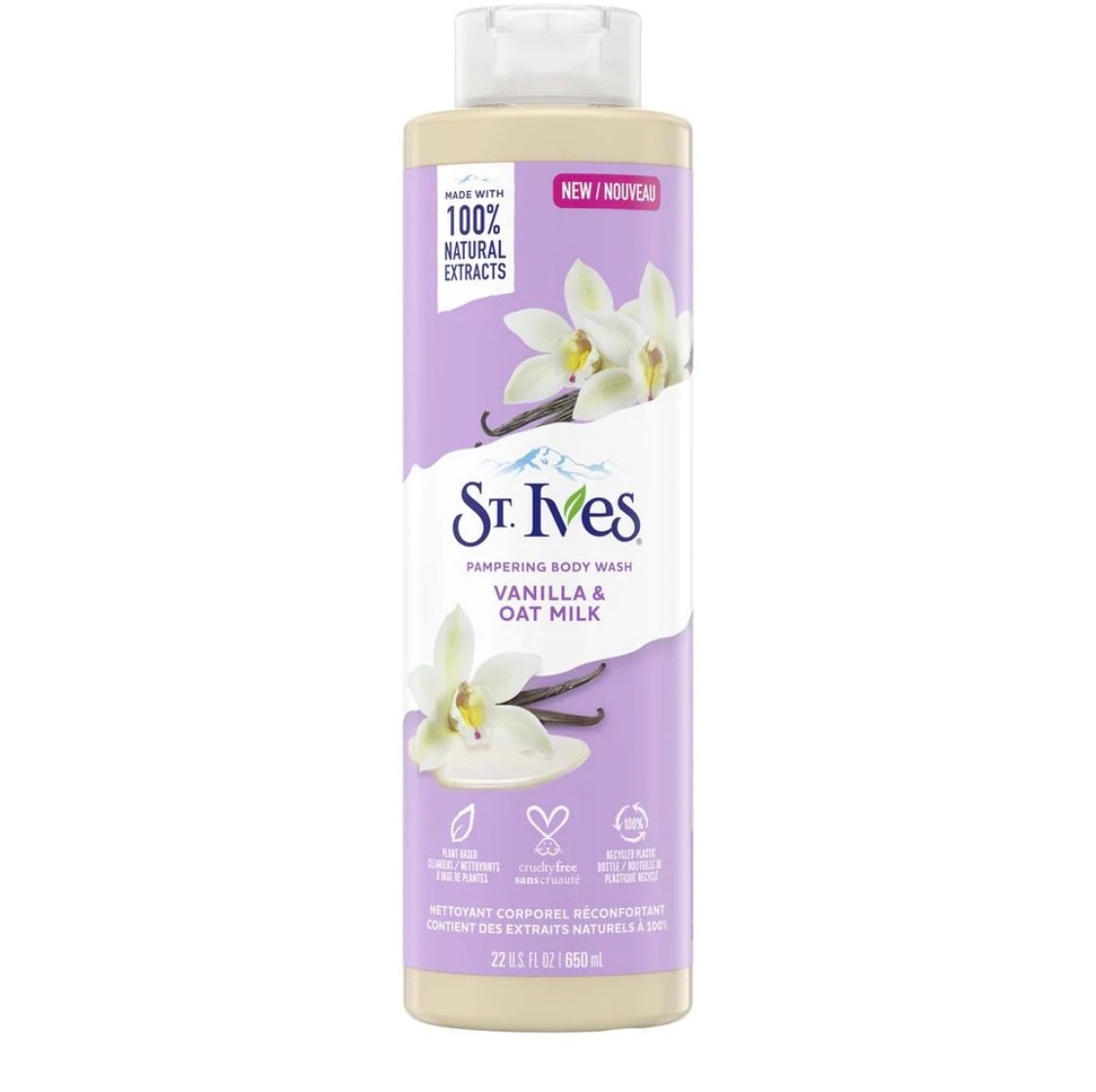 ST.IVES BODY WASH VANILLA & OAT MILK 650ML
