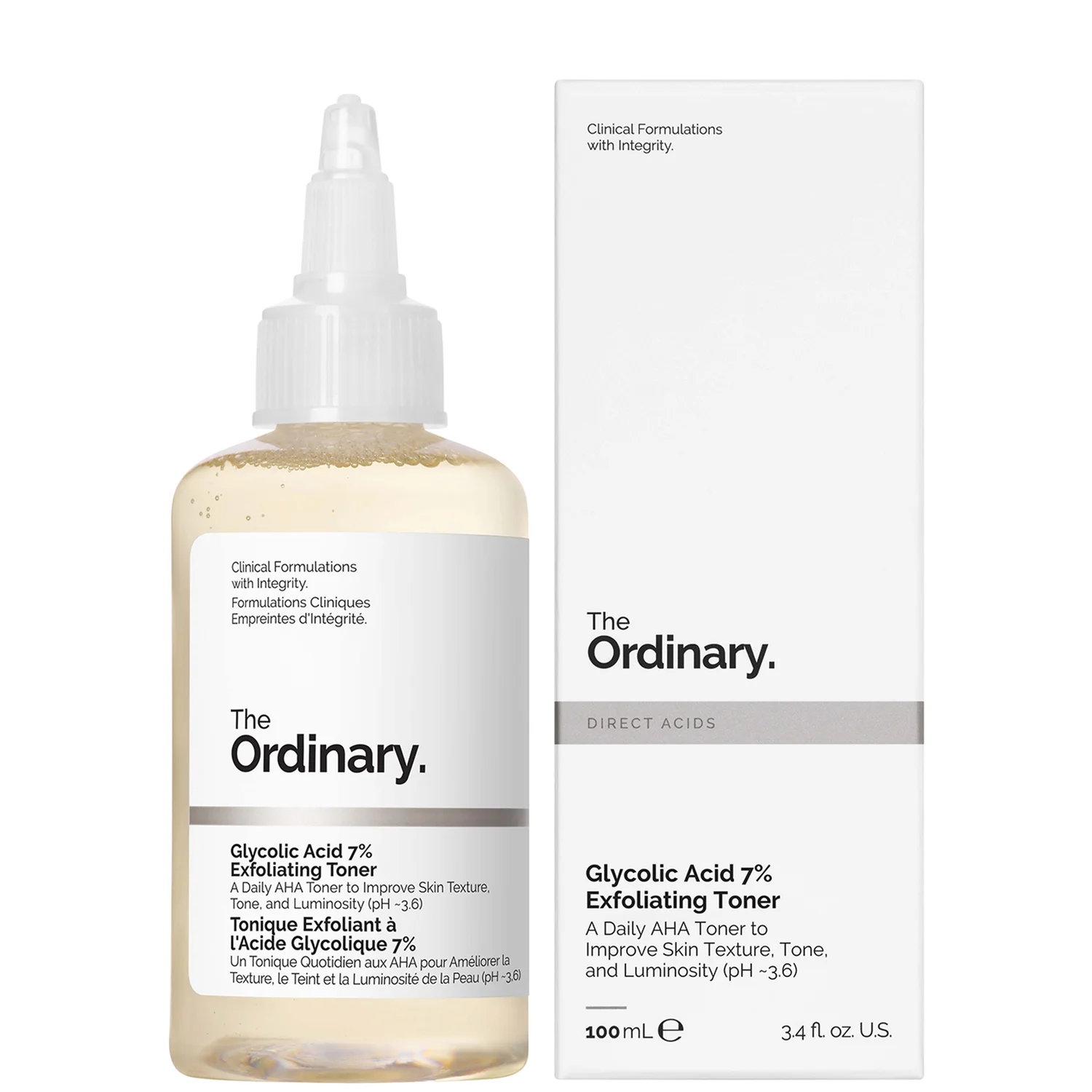 THE ORDINARY GLYCOLIC ACID 7% EXFOLIATING 100ML