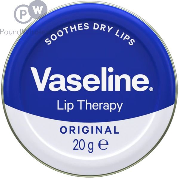 VASELINE LIP THERAPY ORIGINAL 20g تنك