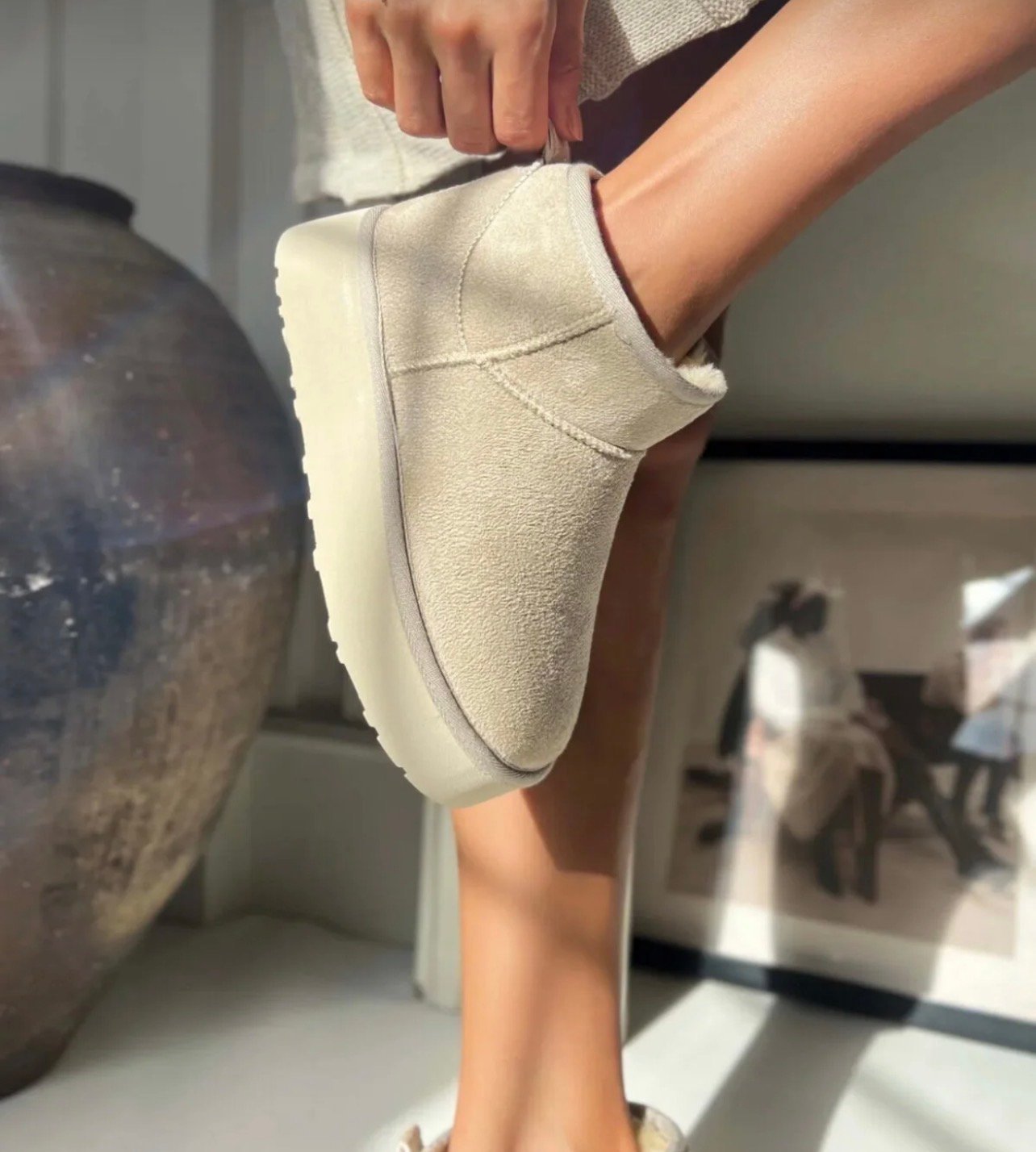 حذاء نسائي شتوي