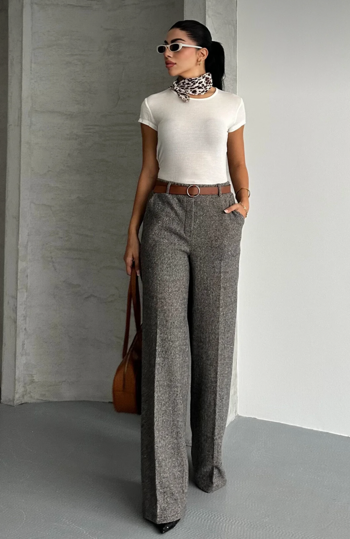 بنطال نسائي بقصة شارلستون