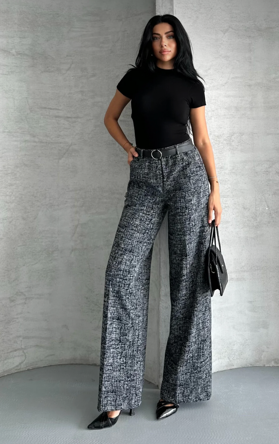 بنطال نسائي بقصة شارلستون