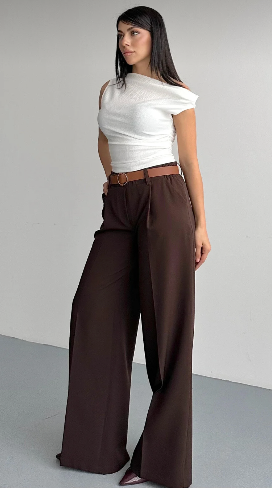 بنطال نسائي بقصة شارلستون