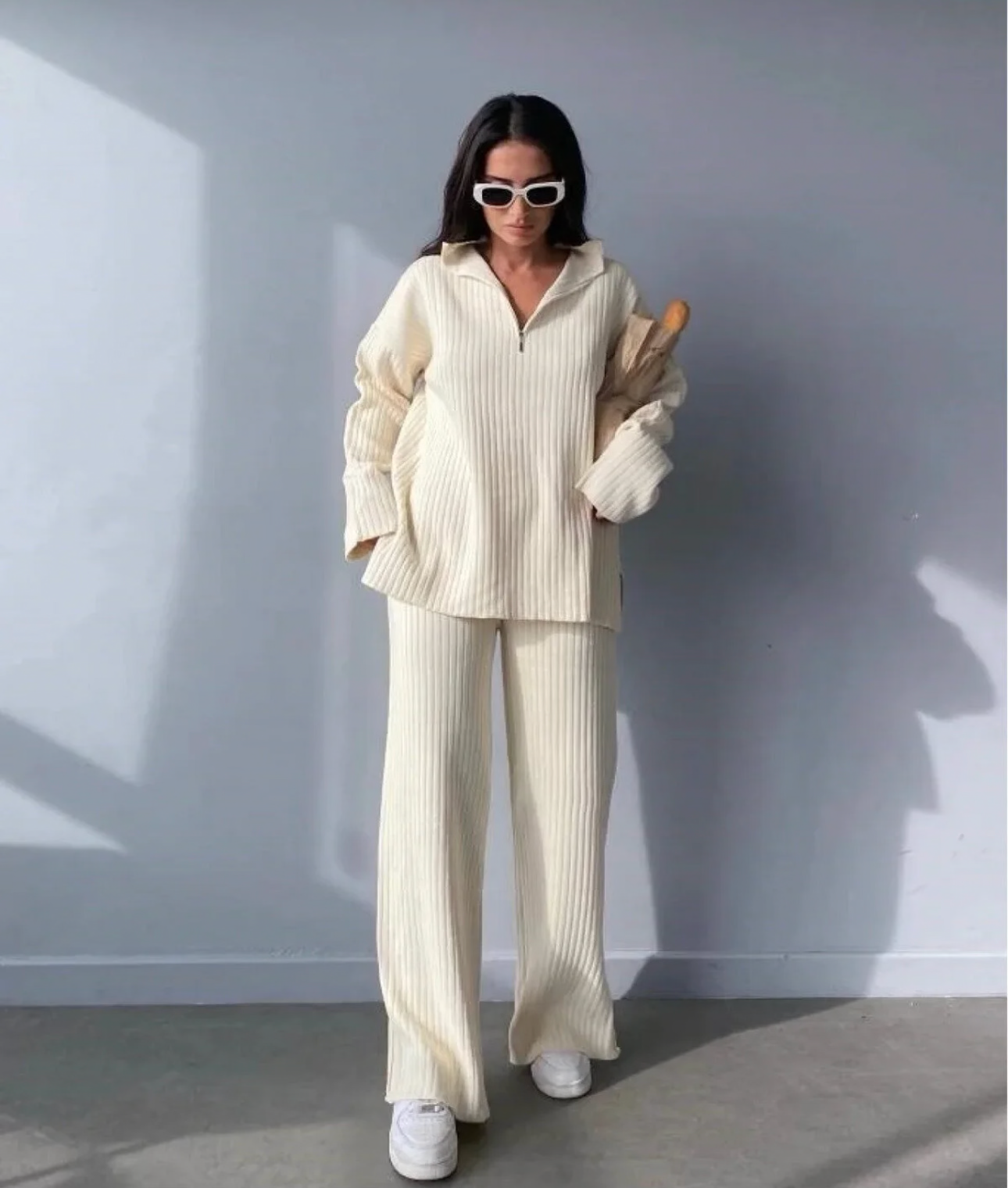 بيجاما نسائية تريكو للخروج من المنزل