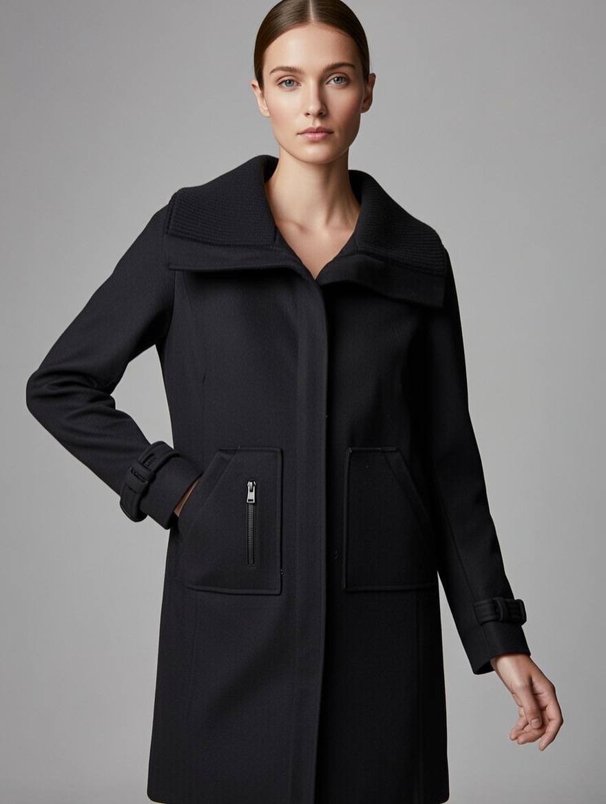 معطف صوف نسائي من ماركة MNG