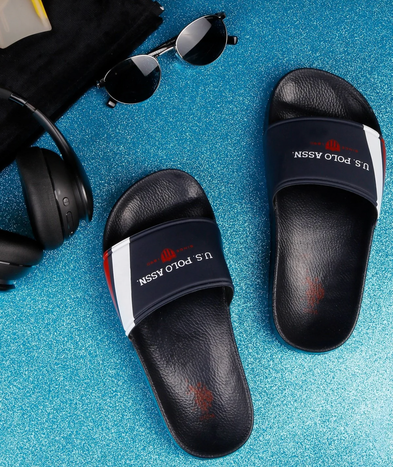 شبشب (سلايدر) رجالي من ماركة U.S. Polo Assn.