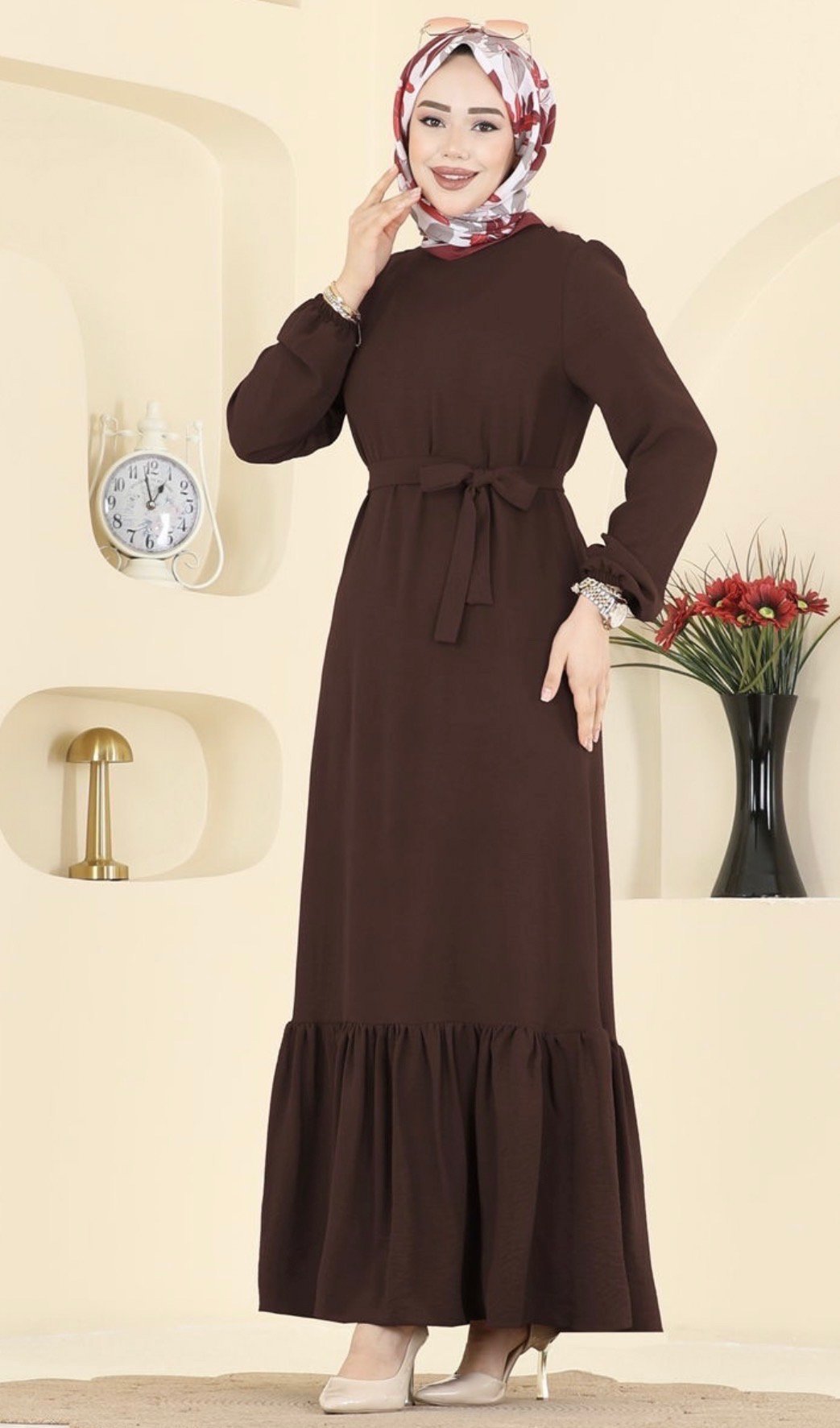 فستان طويل (ماكسي) للمحجبات